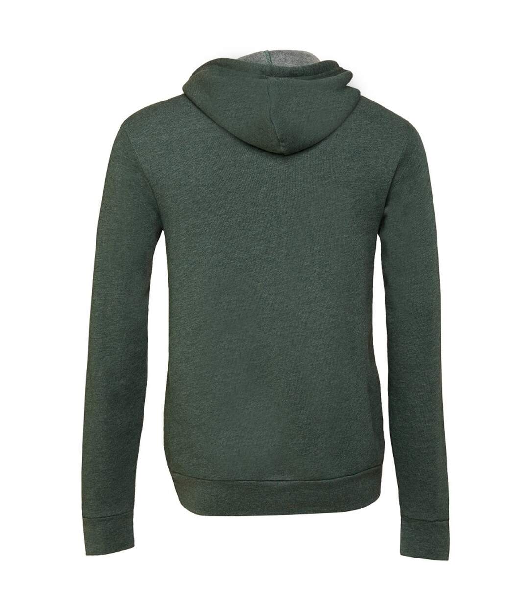 Canvas Sweat À Capuche Et Fermeture Zippée Homme Forêt Chiné Bella + Canvas-2