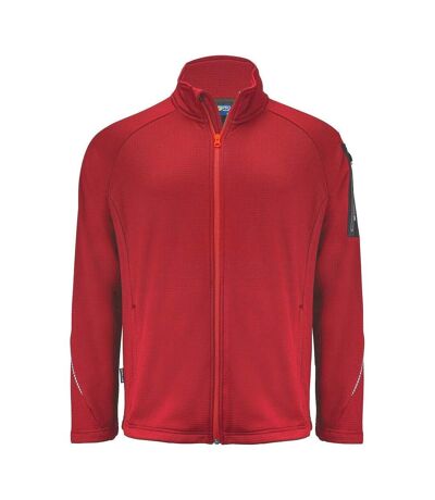 Mens microfleece jacket red Projob