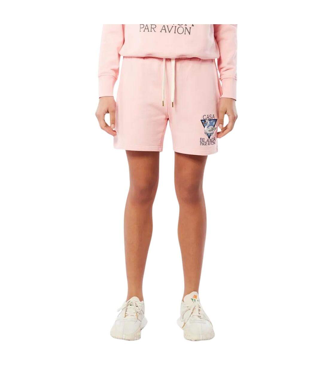 Short Tennis Motif/style Brodé Tennis Club Icon Homme Rose Casablanca-1