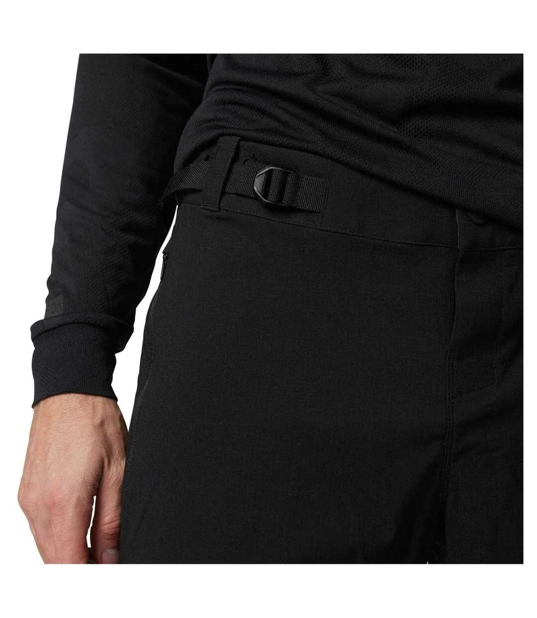 Mens Ranger Ripstop Relaxed Fit Cycling Shorts Black Foxy-3