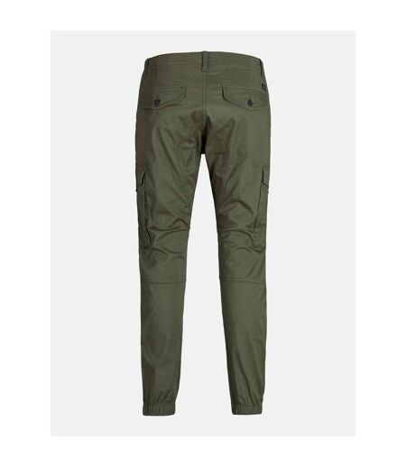 Pantalon À Poches Flake Homme Kaki Foncé Jack And Jones