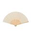 Fanny Bamboo Handheld Fan One Size Beige MidOcean-2