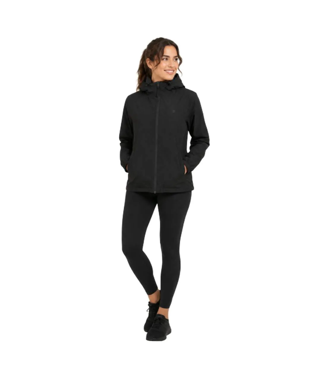 Womens/ladies Water Resistant Insulated Jacket Black Timberland-1