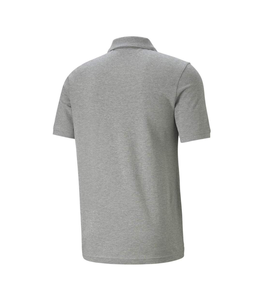 Polo gris homme puma essential-2
