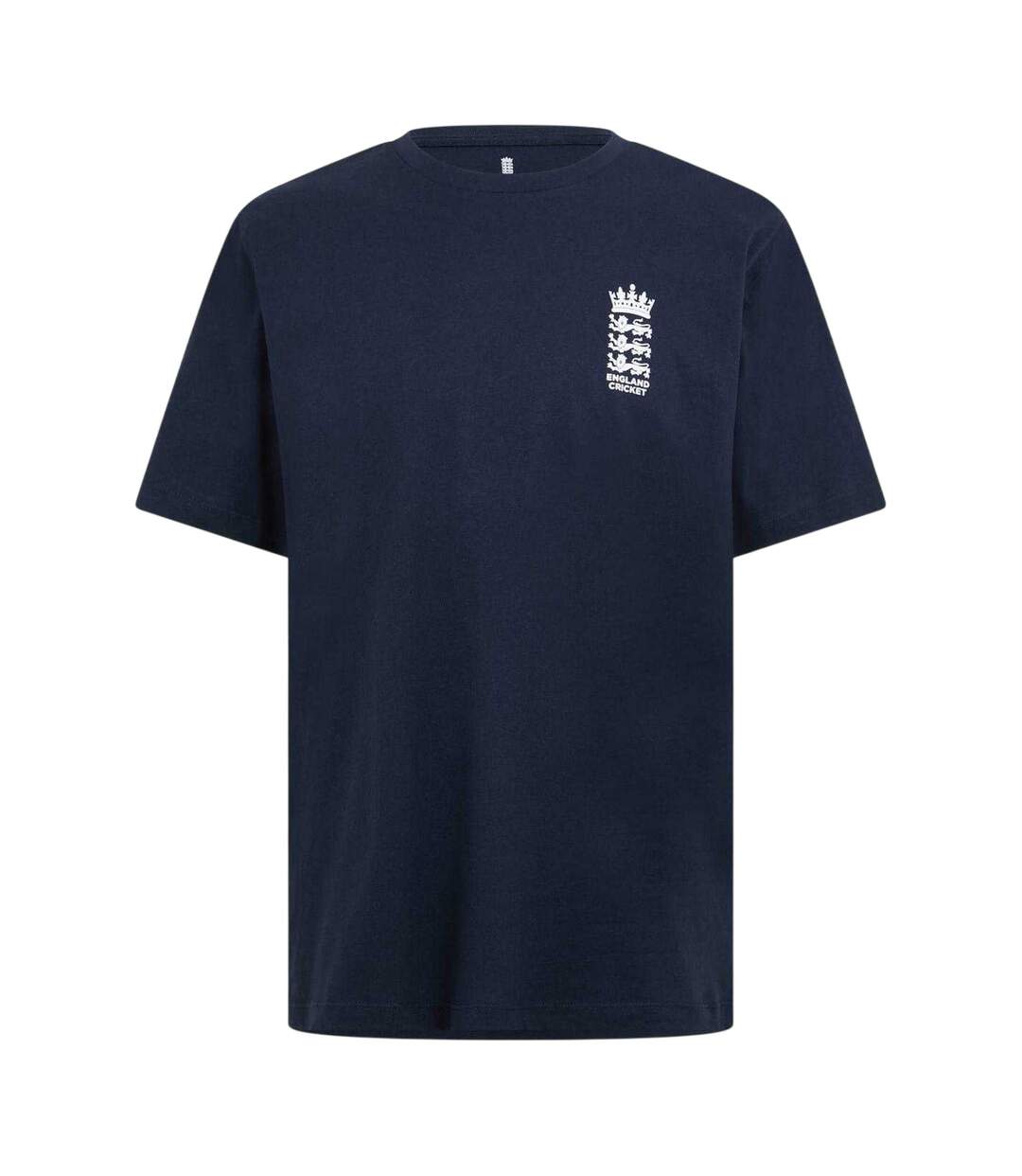 Mens Essentials 26/27 England Cricket T-shirt Navy Castore-1