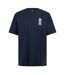 Mens Essentials 26/27 England Cricket T-shirt Navy Castore-1