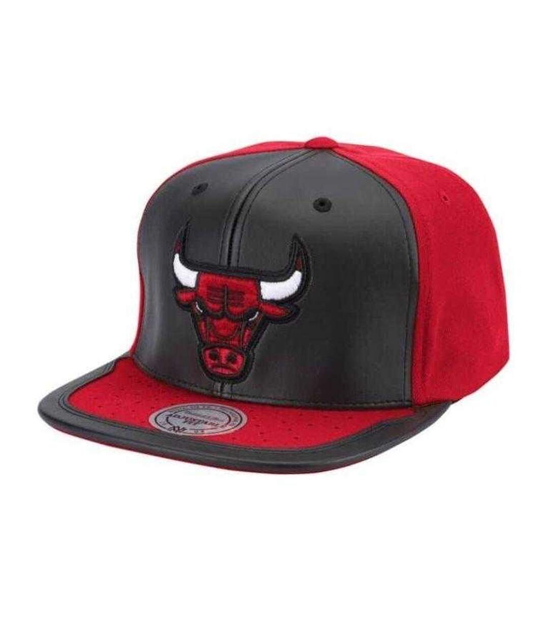 Casquette Ajustable Basket Ness Nba Day One Adulte Noir Rouge Mitchell & Ness-1