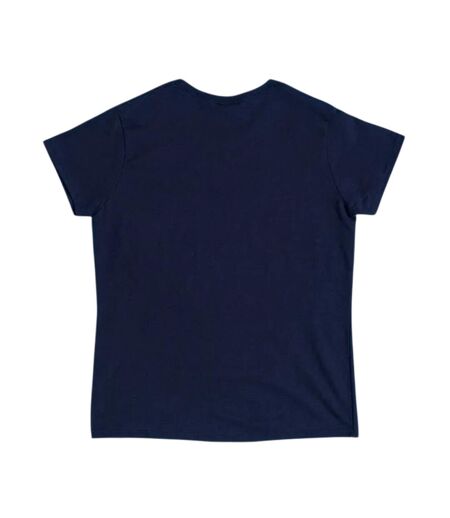 Womens/ladies Fitted T-shirt Blue Finding Nemo