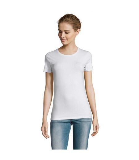T-shirt Millenium Femme Blanc SOLS