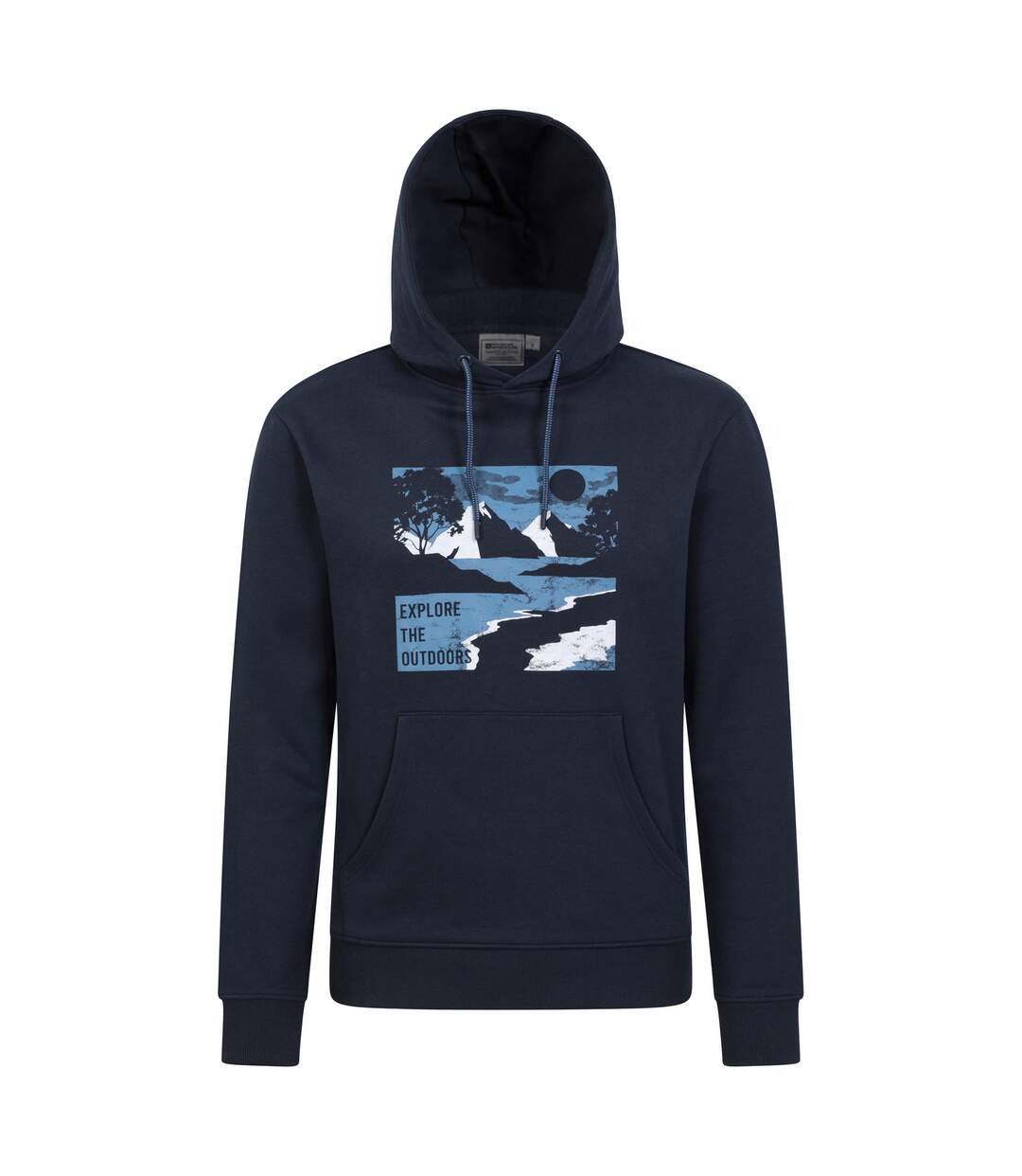 Sweat à capuche explore the outdoors homme bleu marine Mountain Warehouse