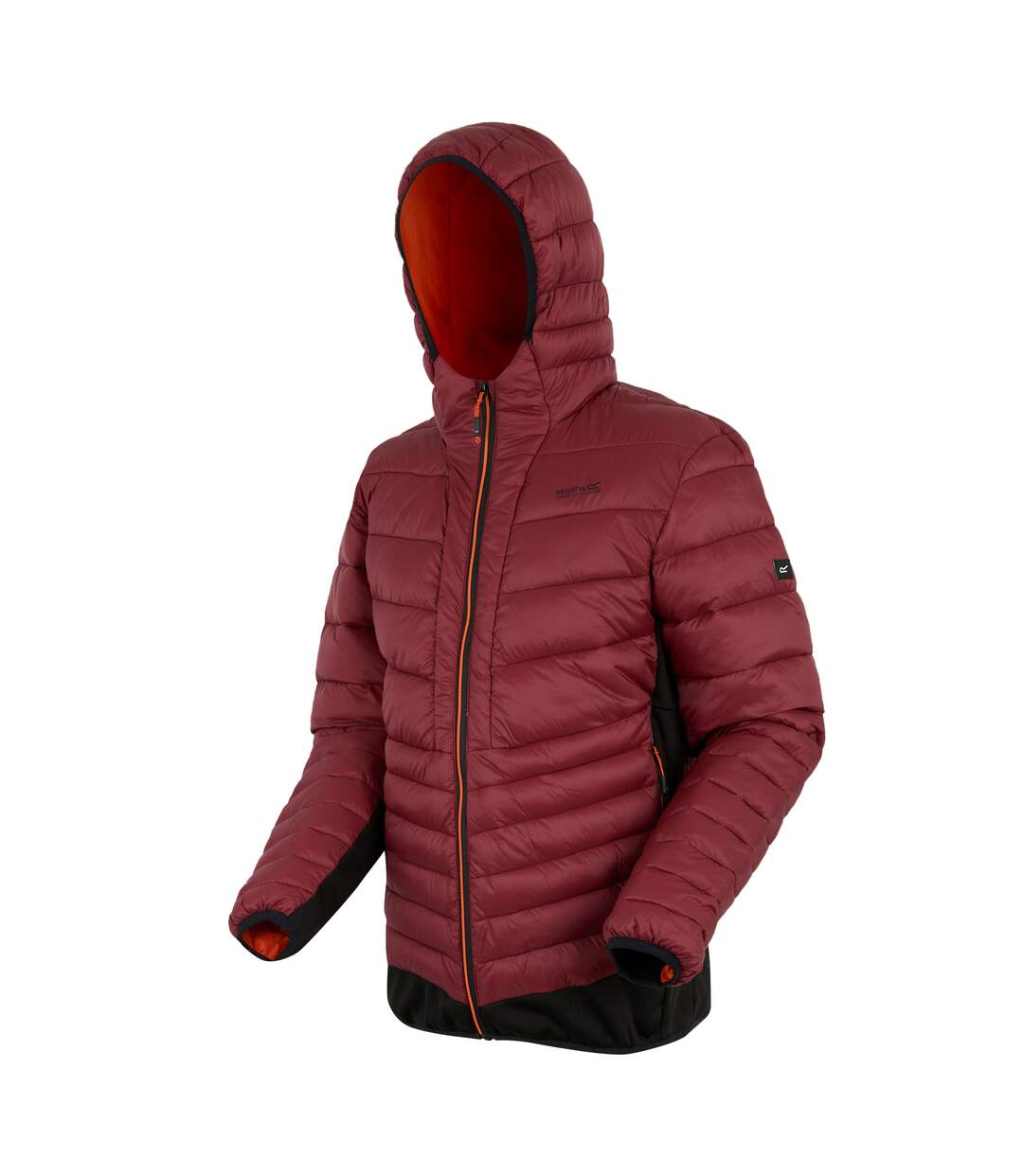 Veste Hybride Leedre Homme Pourpre Foncé Noir Regatta-4