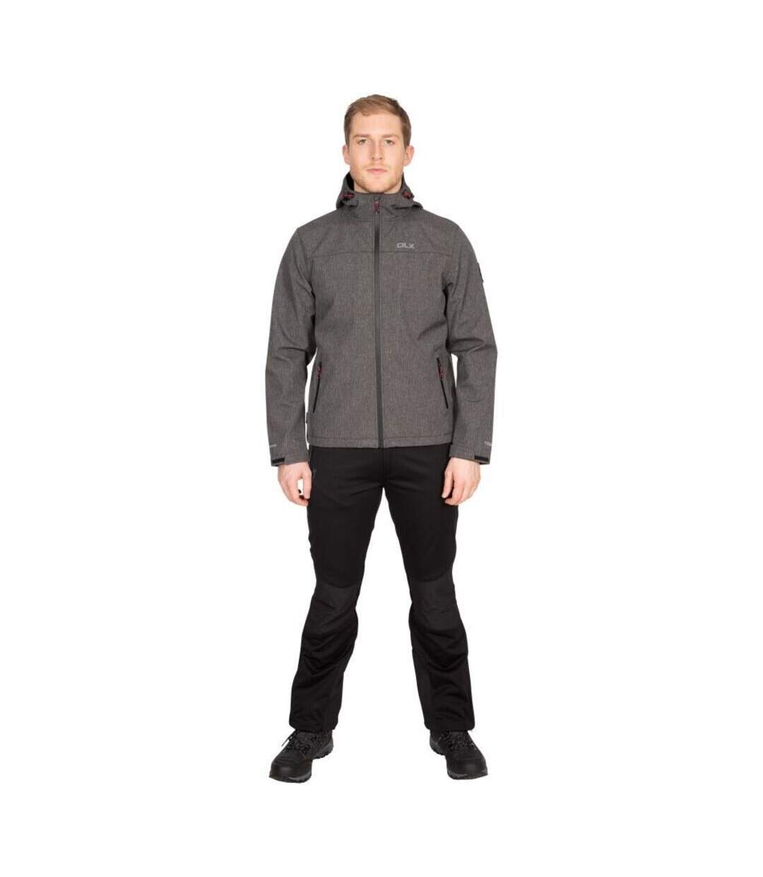 Trespass Mens Gabe Waterproof Softshell Jacket (Black Marl) - UTTP4991-1