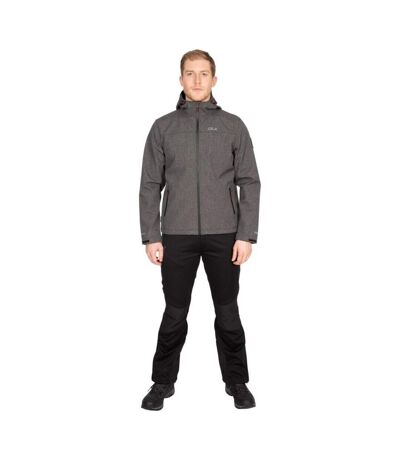 Trespass Mens Gabe Waterproof Softshell Jacket (Black Marl) - UTTP4991