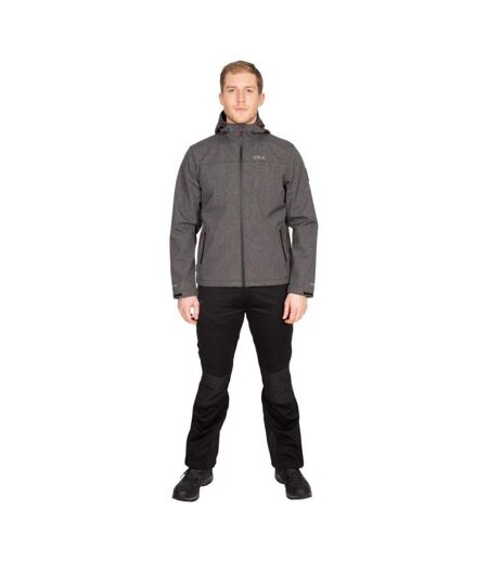 Trespass Mens Gabe Waterproof Softshell Jacket (Black Marl) - UTTP4991