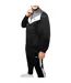 Mens Chevron Lightweight Tracksuit Set Black Charcoal Slazenger-4