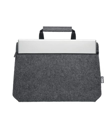Tapla rpet felt laptop bag 28cm x 38cm x 6.5cm stone grey MidOcean