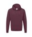 Sweatshirt À Capuche  Pour Homme Bordeaux Russell-1