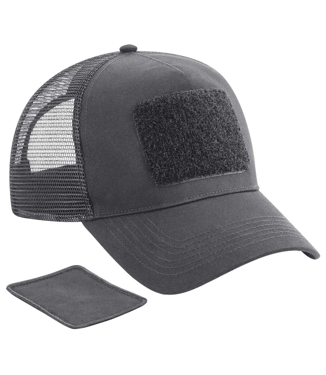 Casquette Ajustable Adulte Gris Foncé Beechfield-1