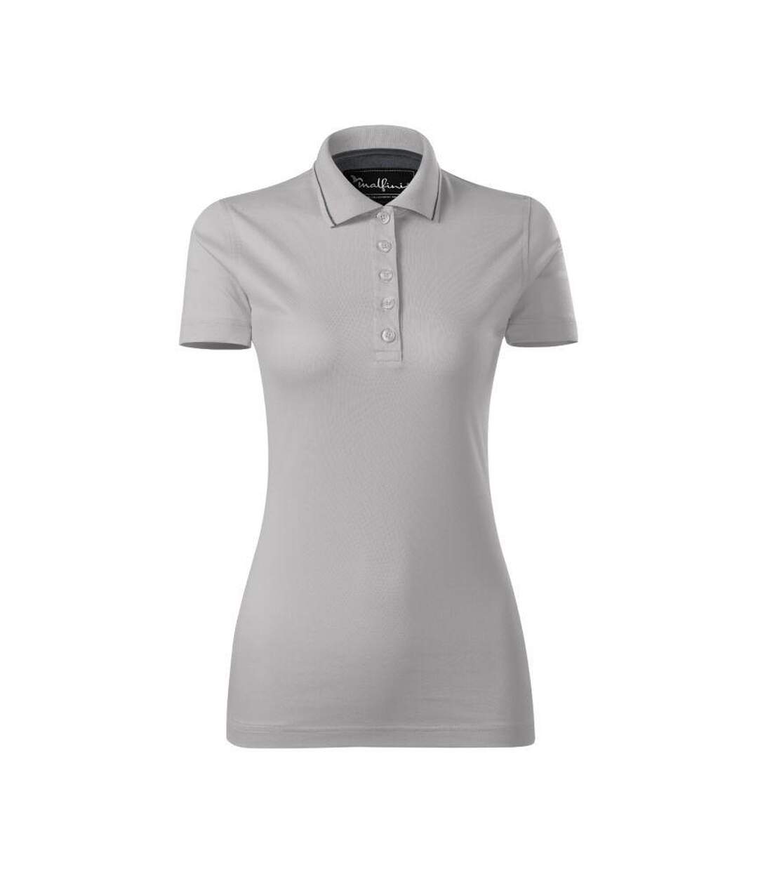 Polo Grand Femme Gris Argenté Malfini-1