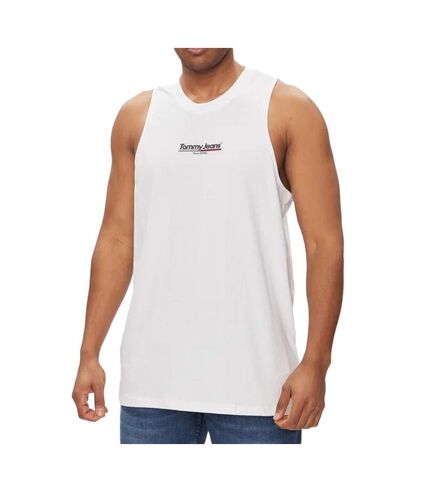 Débardeur Blanc Homme Tommy Hilfiger Flag Tank - XXL