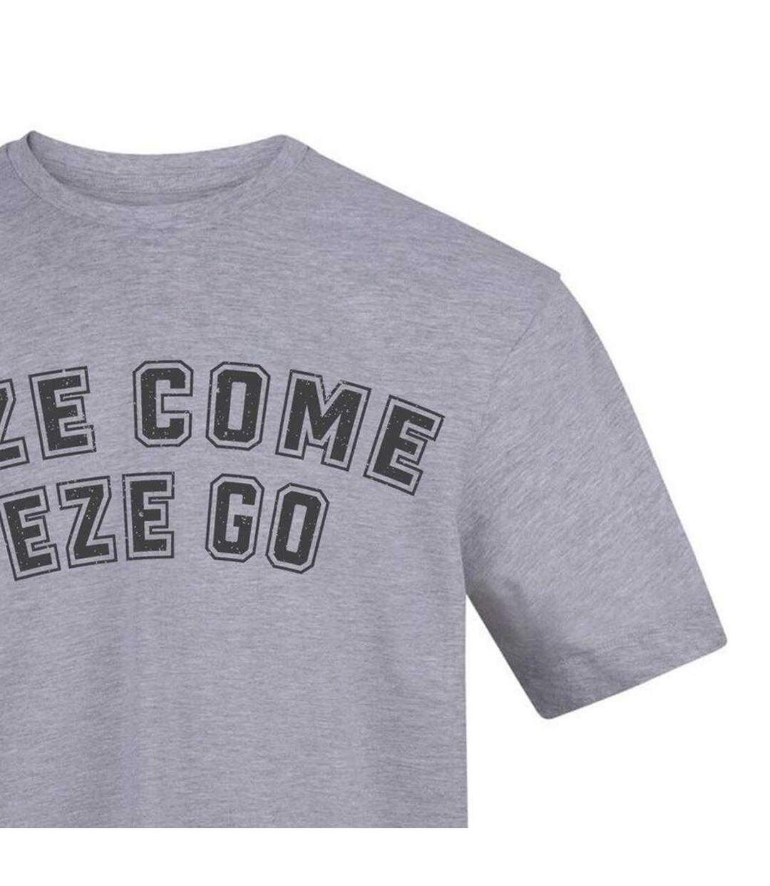 T-shirt Eze Come Eze Go Homme Blanc AWD-3