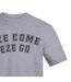T-shirt Eze Come Eze Go Homme Blanc AWD-3