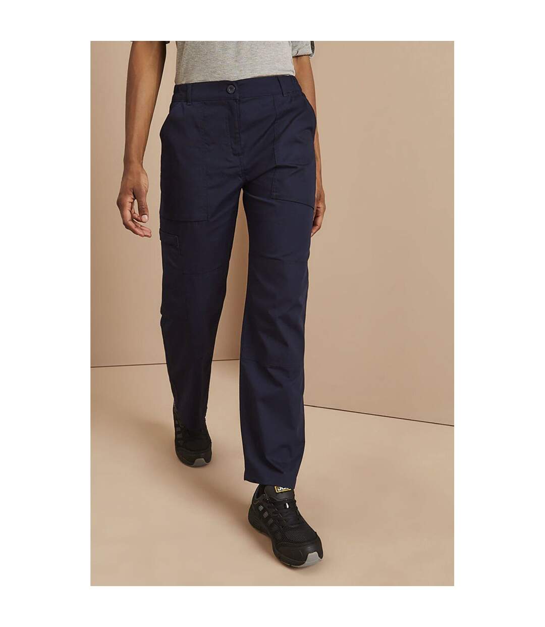 Pantalon De Randonnée, Coupe Courte Femme Bleu Marine Regatta-1