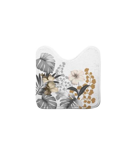 Tapis Contour WC Kelly 45x45cm Blanc