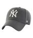 Casquette De Baseball Motif/style New York Yankees Mvp Gris Argenté 47-1