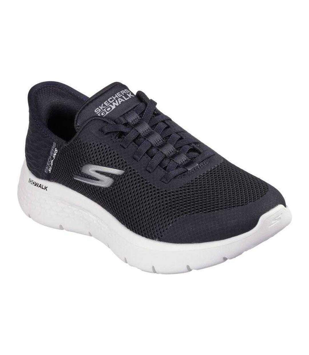 Baskets Go Walk Flex Grand Entry Femme Noir Skechers-1