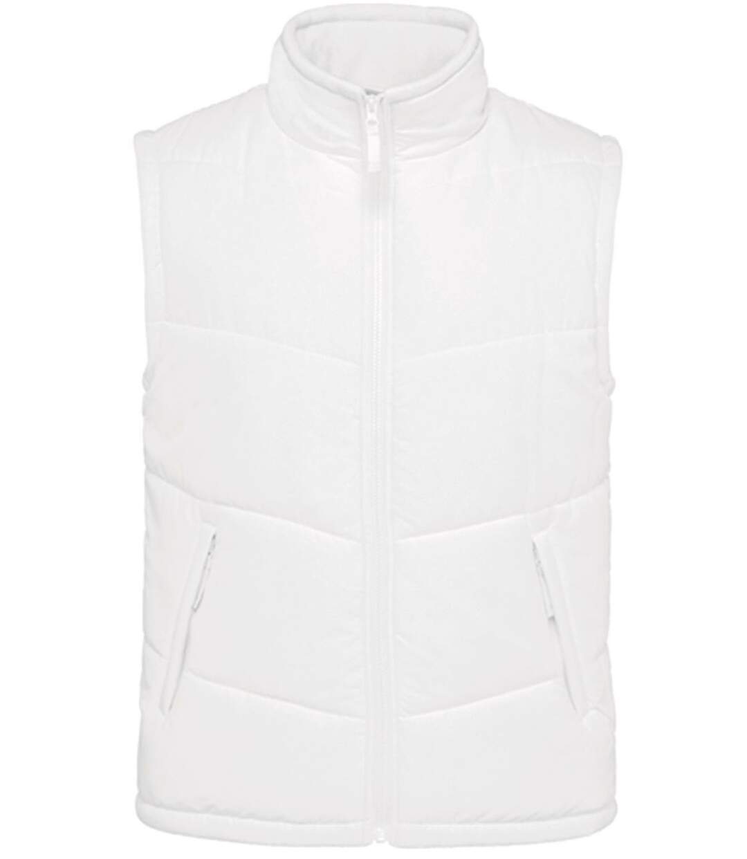 Veste sans manches doublée polaire - K6118 - blanc