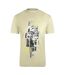 T-shirt Motif Abstrait Homme Beige Cavalli Class-1