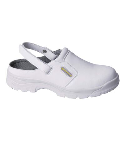 Delta Plus Unisex Hygiene Non Slip Safety Clog / Workwear (White) - UTBC3012