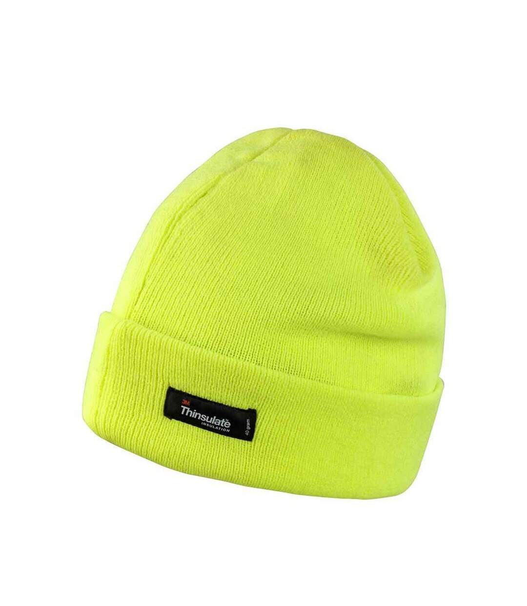 Bonnet d´hiver jaune fluo Result Winter Essentials-1