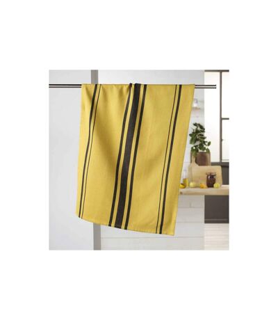 Torchon en Coton Tissé Comptoir 50x70cm Jaune