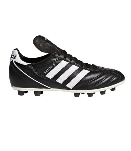Mens Kaiser 5 Liga 3 Stripes Leather Football Boots Black White Adidas
