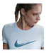 T-shirt Motif/style Swoosh Femme Bleu Nike-4