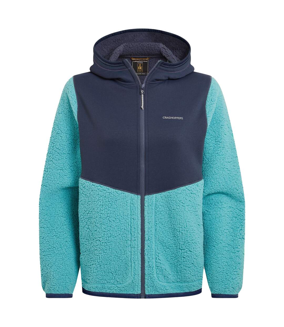 Veste Polaire Telesto Femme Anthracite Turquoise Craghoppers-2