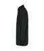 Premier Mens Long Sleeve Fitted Poplin Work Shirt (Black) - UTPC2522