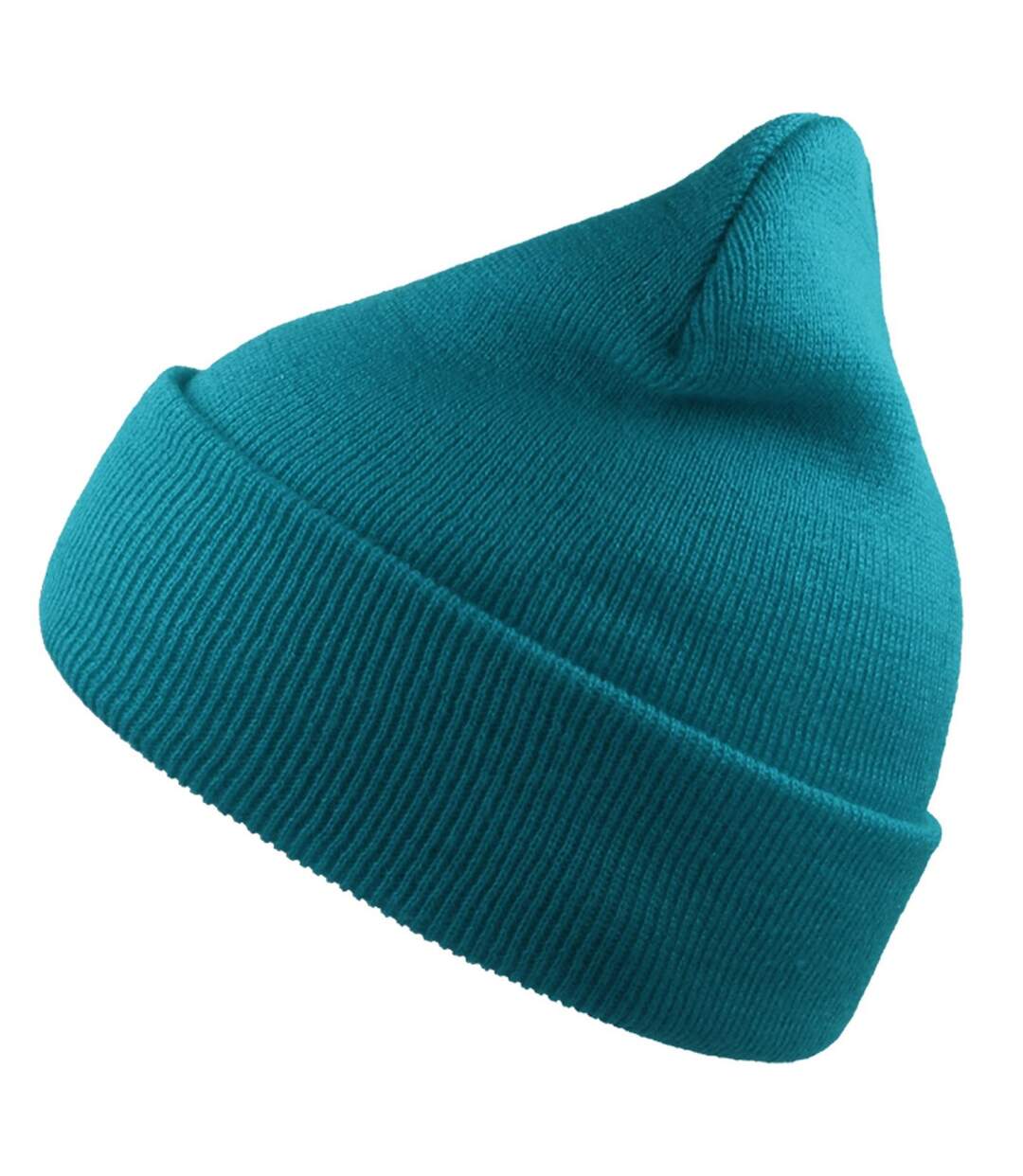 Unisex Adult Wind Recycled Cuffed Beanie Turquoise Atlantis-1