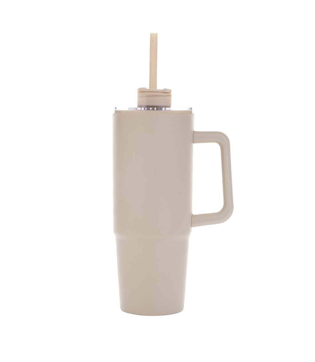 Tana handle plastic 900ml tumbler one size beige XD Collection-3