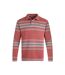 Mens caudale striped heavyweight ribbed rugby shirt baked apple Weird Fish