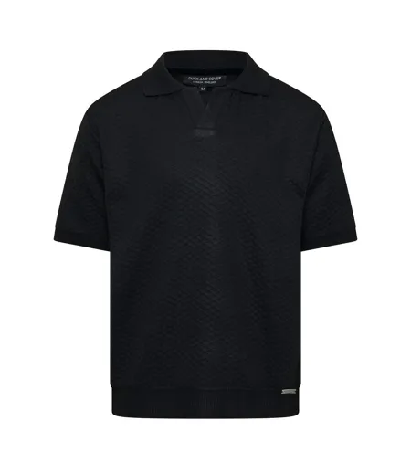 Mens Morwin Polo Shirt Black Duck And Cover