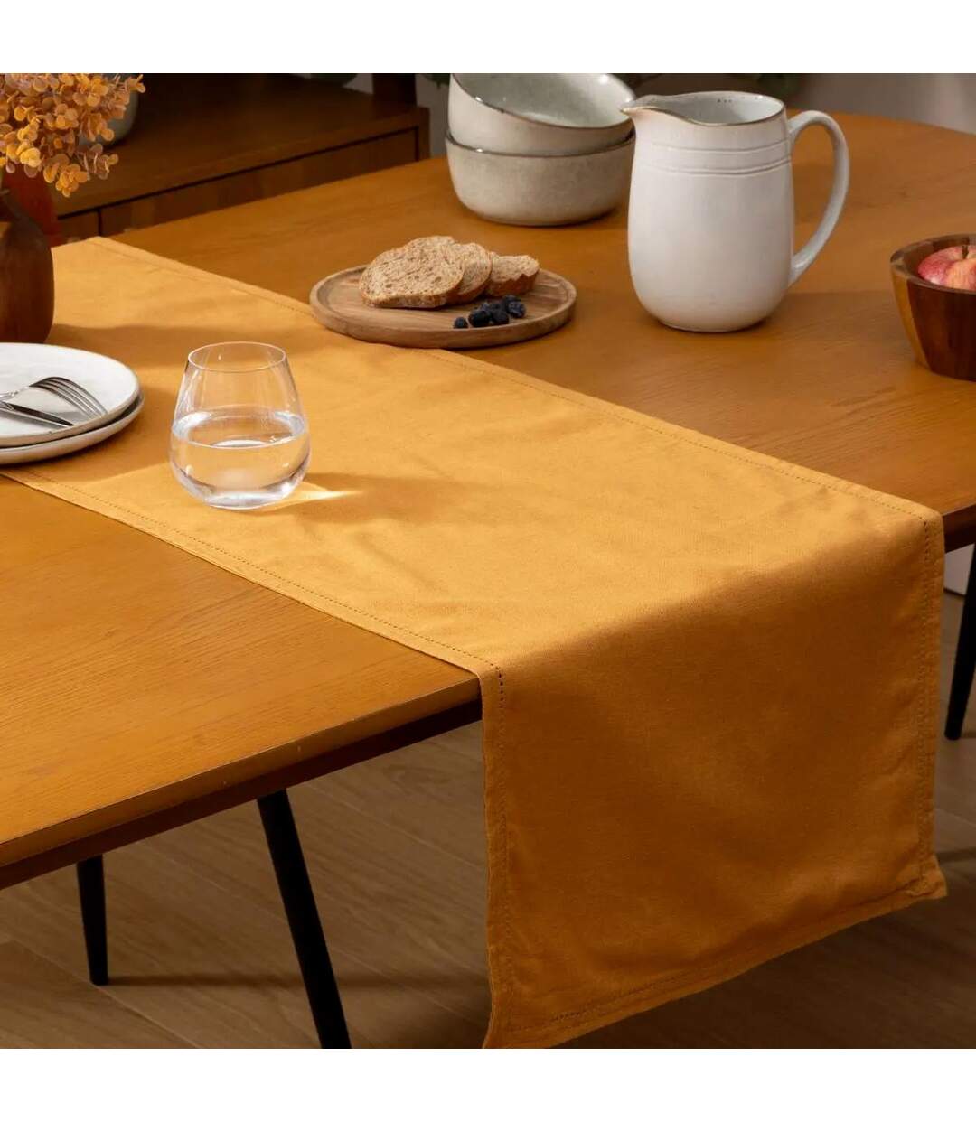 Chemin de Table Elina 38x140cm Jaune-2