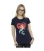 Disney T-shirt en coton Femme/Ladies The Little Mermaid Love Daddy (Bleu marine) - UTBI26334-2