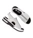 Womens/ladies Wedge Sandals Grey Rieker-4