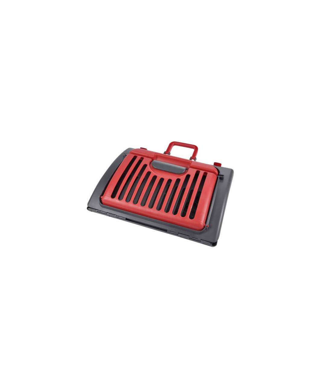 Caisse de Transport pour Chat Pliable 46cm Rouge-2