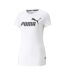 T-shirt Blanc Femme Puma 673697 - L