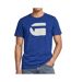 T-Shirt bleu homme g-star raw logo-1