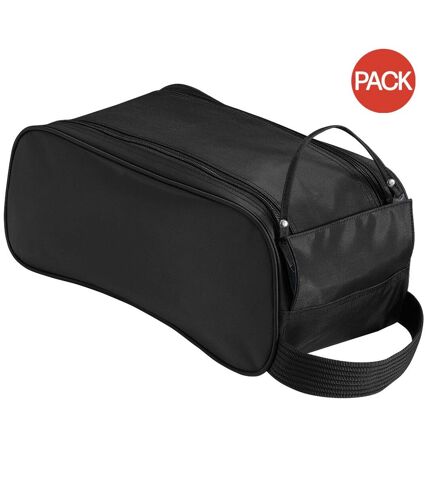 Pack of 2  Teamwear shoe bag 2.3 gal  one size black Quadra